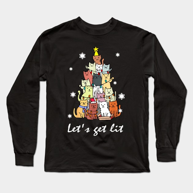 LET'S GET LIT Long Sleeve T-Shirt by BonnyNowak